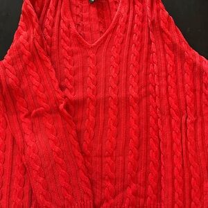 Ralph Lauren Bold Red Knit Sweater